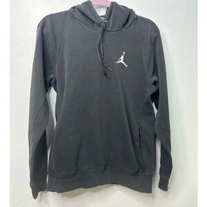 Jordan Hooded Sweatshirt Size Small Hoodie Black Jump Man Nike Basketball
